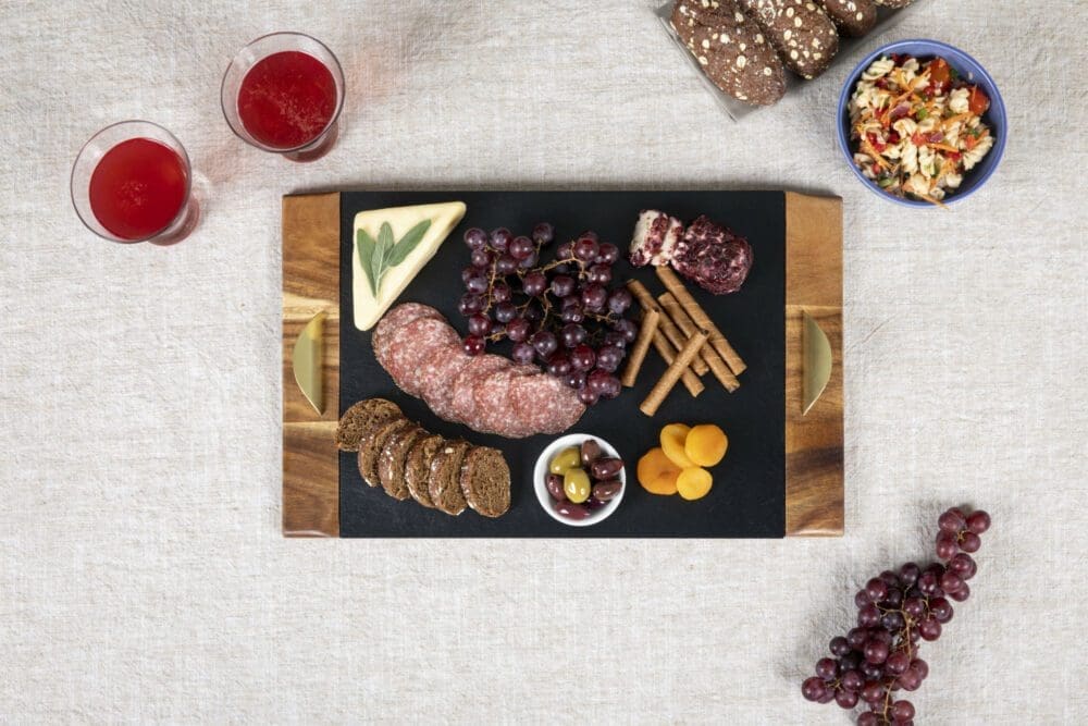 Covina Acacia and Slate Serving Tray