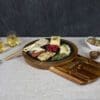 Insignia Acacia and Slate Serving Board with Cheese Tools